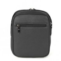 Τσαντάκι ώμου μαύρο ανδρικό Beverly Hills Polo Club Wall Street Shoulder Bag BH-8512