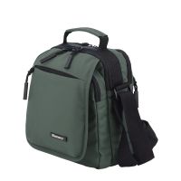 Τσάντα ανδρική ώμου & χεριού χακί Discover Urban Handle Shoulder Bag D03445.11 Khaki