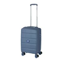 Βαλίτσα σκληρή μικρή μπλε με 4 ρόδες Dielle 210 S