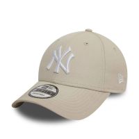 Καπέλο τζόκεϊ μπεζ New York Yankees New Era 9Forty League Essential Light Beige
