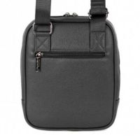 Τσαντάκι ώμου μαύρο ανδρικό Beverly Hills Polo Club Wall Street Shoulder Bag BH-8513