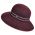 Καπέλο γυναικείο χειμερινό μάλλινο Kangol Corded Diva Vino, αριστερή όψη