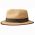 Καπέλο ψάθινο με καφέ γκρό κορδέλα Stetson Traveller Merriam Raffia