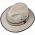 Καπέλο ανδρικό βαμβακερό εκρού Stetson Traveller Cotton, πάνω όψη