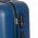 Βαλίτσα σκληρή μπλε με 4 ρόδες μεγάλη Roncato Kinetic Blu Grande, λεπτομέρεια δεξιά όψη, κλειδαριά