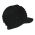 Καπέλο σκούφος πλεκτός με γείσο, μαύρο