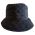 Καπέλο αδιάβροχο γυναικείο χειμερινό καπιτονέ, μαύρο