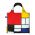Τσάντα αγορών Loqi Piet Mondrian Composition, 1921 Bag