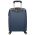 Βαλίτσα σκληρή μεσαία μπλε με 4 ρόδες National Geographic Vital Navy M, πίσω όψη