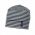 Kids Slouch Beanie Hat Sterntaler Striped Grey - Black