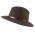 Winter Fedora Wool Hat Water Repellent Crushable Brown