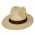 Καπέλο ψάθινο ανδρικό καλοκαιρινό Trilby Fedora Straw Hat