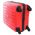 Βαλίτσα σκληρή καμπίνας κόκκινη με 4 ρόδες Travelite Uptown S Red, κάτω όψη