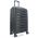 Medium Hard Expandable Luggage 4 Wheels Titan Limit Spinner Black