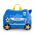 Kids Cabin Luggage Trunki Percy The Police Car