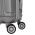 Cabin Hard Luggage 4 Wheels Rain RB9028 Silver