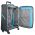 Βαλίτσα υφασμάτινη μεσαία επεκτάσιμη γκρι με 4 ρόδες BG Berlin Aerolite Luggage 24'' Titanium, εσωτερικό.