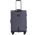 Βαλίτσα μαλακή μεσαία γκρι επεκτάσιμη  με 4 ρόδες Echolac Soft Luggage Grey, πίσω όψη.