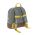 Σακίδιο πλάτης παιδικό λεωφορείο της Lässig Mini Backpack Adventure Bus Grey, πίσω όψη.