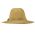 Καπέλο πλατύγυρο βαμβακερό μπεζ με ζωνάκι, πίσω όψη.