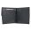 Leather Bank Note Wallet Aeronautica Militare Flag Wallet Black AM-110