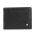 Leather Horizontal Wallet Aeronautica Militare Plate Black