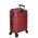 Βαλίτσα σκληρή καμπίνας επεκτάσιμη  κόκκινη  με 4 ρόδες Rain 4W Εxpandable RB80104 Luggage 55 cm Red, πίσω όψη.