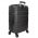 Βαλίτσα σκληρή μεσαία επεκτάσιμη ανθρακί  με 4 ρόδες Rain 4W Expandable RB80104 Luggage 65 cm Anthracite, πίσω όψη.