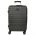 Βαλίτσα σκληρή μεγάλη επεκτάσιμη ανθρακί με 4 ρόδες Rain 4W Expandable RB80104 Luggage 75 cm Anthracite.