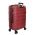 Βαλίτσα σκληρή μεσαία επεκτάσιμη  κόκκινη με 4 ρόδες Rain 4W Expandable RB80104 Luggage 65 cm Red, πίσω όψη.