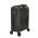 Βαλίτσα σκληρή καμπίνας επεκτάσιμη μαύρη με 4 ρόδες Rain 4W Εxpandable RB8083 Luggage 55 cm Black, πίσω όψη.