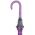 Ομπρέλα γυναικεία μεγάλη μωβ Gabol Ladies Jasmine Stick Umbrella Purple, λεπτομέρεια, λαβή.