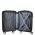 Βαλίτσα σκληρή μικρή επεκτάσιμη ανθρακί με 4 ρόδες Dielle 91 Expandable Luggage 4W 55 Anthracite, εσωτερικό.