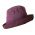 Καπέλο γυναικείο καλοκαιρινό βαμβακερό δίχρωμο Women's Summer 2 Tone Cotton Hat, βυσσινί.