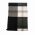 Κασκόλ καρώ ασπρόμαυρο Pierre Quioc Scarf Checked White - Black