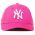 Summer Cotton Kids' Cap New York Yankees New Era 9Forty League Essential Fuchsia