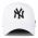 Καπέλο τζόκεϊ λευκό New York Yankees New Era 9Forty League Essential Cap White / Black