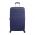 Hard Luggage With 4 Wheels American Tourister Aero Racer Spinner Expandable 79 cm Nocturne Blue