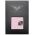 Πορτοφόλι δερμάτινο ροζ Tru Virtu Click & Slide Wallet Classic Edition Rhombus Rose/Silver