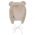 Σκουφάκι παιδικό γούνινο με αυτιά μπεζ Sterntaler Inka Vegan Fur Hat Beige