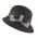 Winter Woolen Ladies Hat With Bow Black