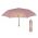Ομπρέλα χειροκίνητη γυναικεία οικολογική σπαστή  ροζ πουά Perletti Folding Umbrella Eco Friendly Spots Pink