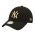 Καπέλο τζόκεϊ μαύρο New York Yankees New Era 9Forty Women's Metallic Logo Black / Gold