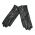 Γάντια δερμάτινα γυναικεία καπιτονέ μαύρα  Guy Laroche Leather Gloves 98865 Black