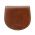 Leather Coin Pouch Wallet  Marta Ponti Cognac