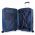 Medium Hard Expandable Luggage 4 Wheels  Verage Diamond  Dark Blue