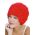 Women's Ruffle Swimming Cap Red