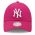 Summer Cotton Women's Cap New York Yankees New Era 9Forty League Essential Dark Fuchsia