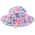 Summer Cotton Hat With UV Protection Butterflies Stephen Joseph Pink