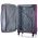 Large Soft Luggage 4 Wheels Diplomat Praga 77 x 45 x 29 cm Purpe